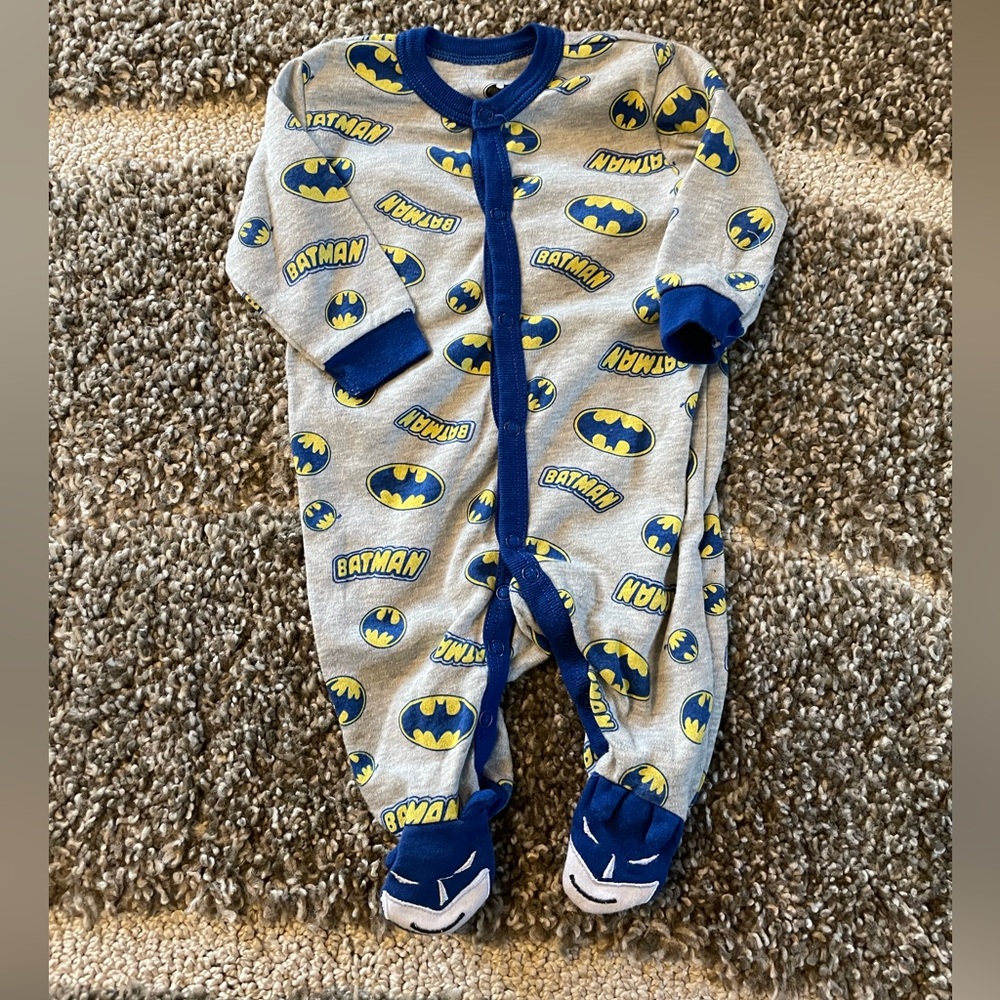 0-3M Batman pajamas
